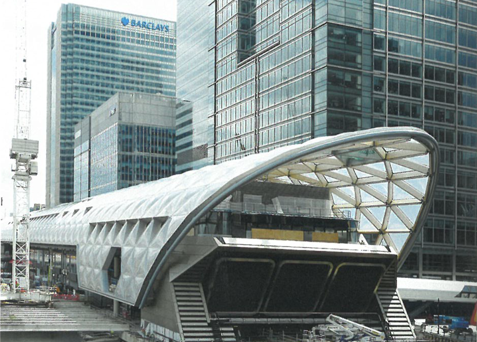 Canary Wharf Crossrail Station London