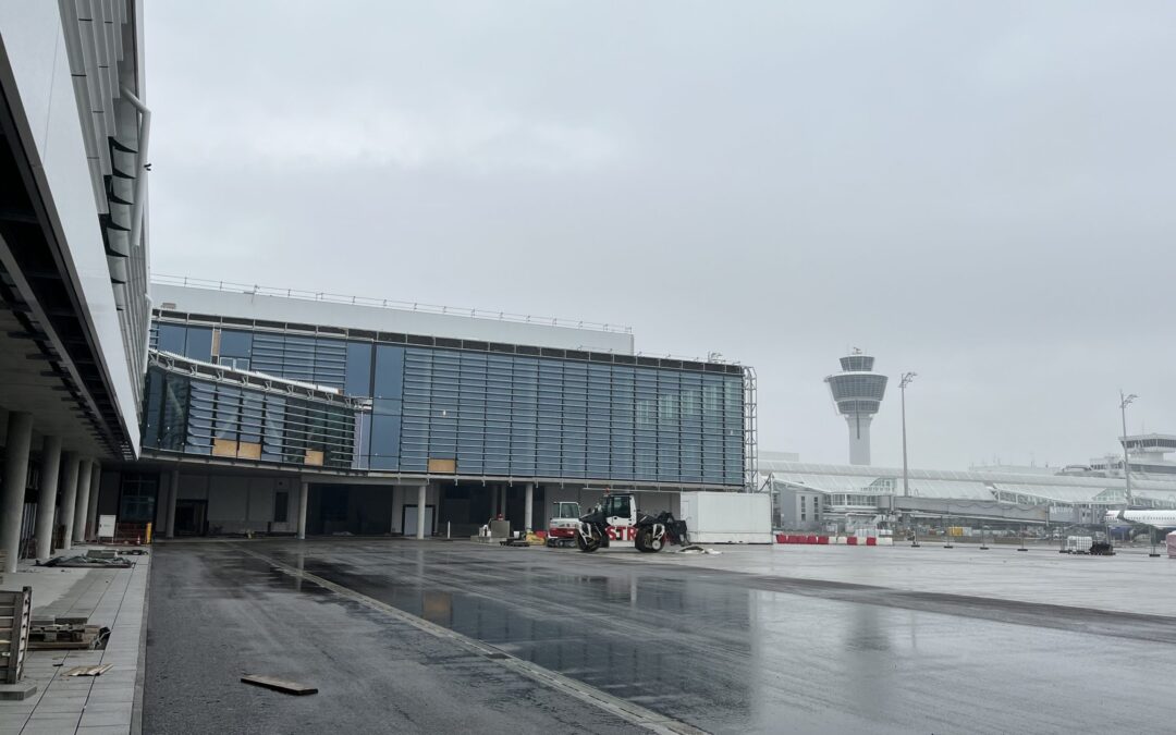Endspurt bei der Erweiterung des Terminal 1 am Flughafen München