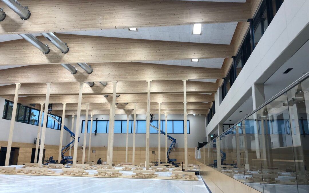 Start der Sanierung der Turnhalle Grassau