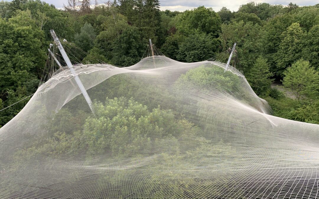 Die Vogelvoliere im Tierpark Hellabrunn