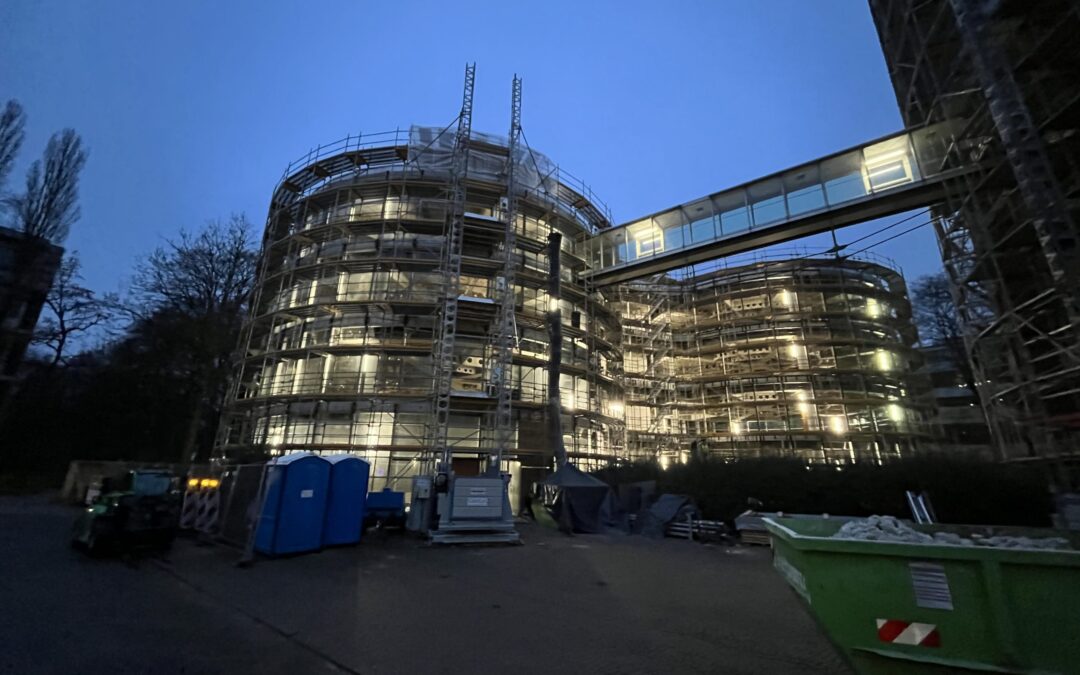 Baustellenbegehung am VTW3 im Tucherpark